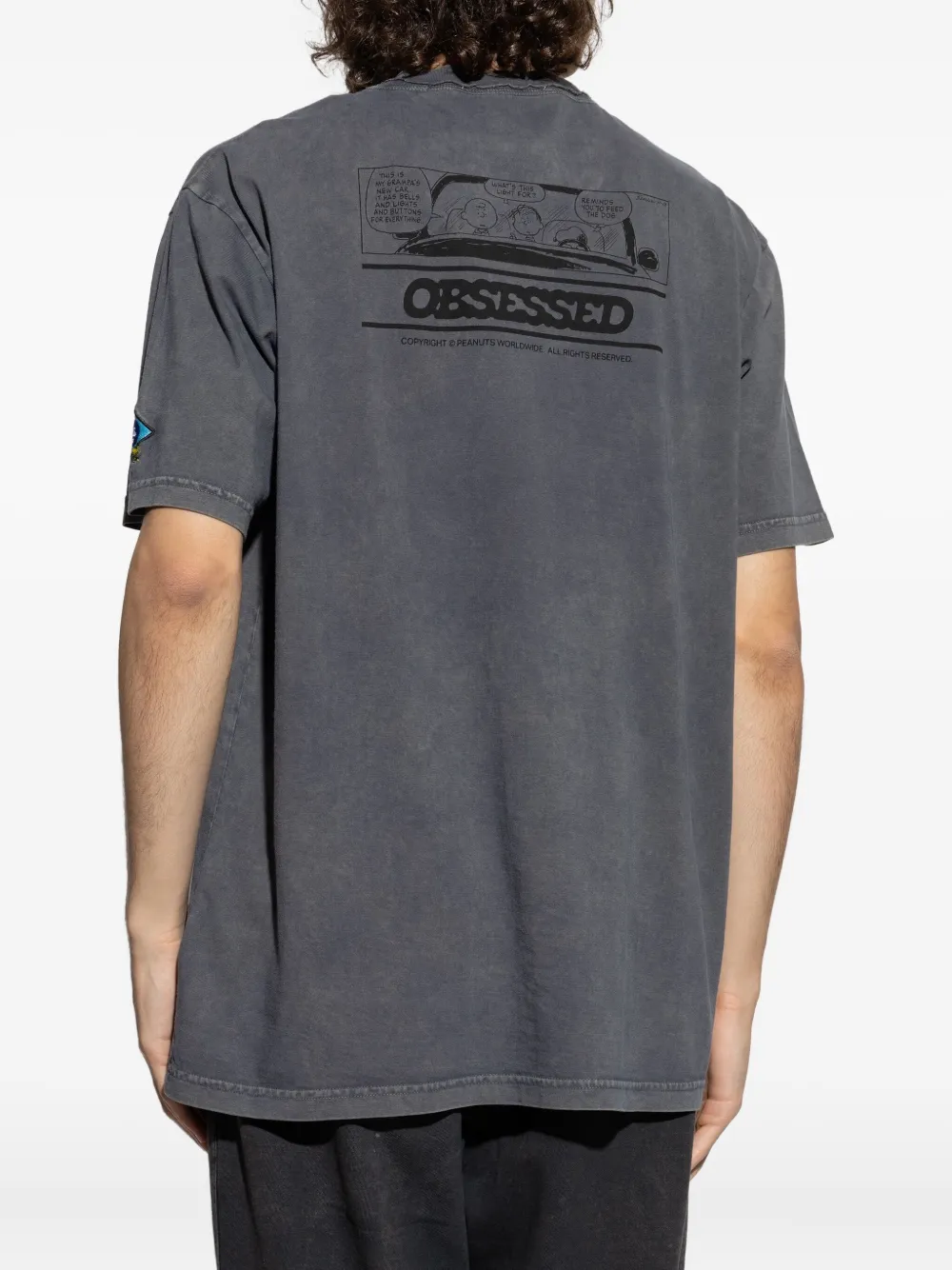 Iceberg T-shirt met grafische print Grijs