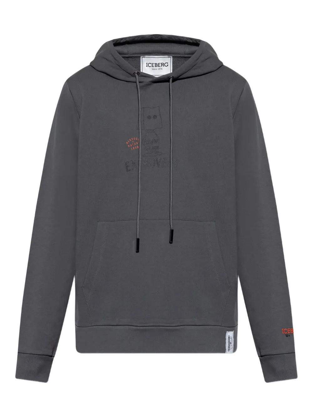 Iceberg graphic-print hoodie | Grey | Image 1