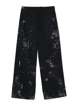 MASU フレアパンツ | ブラック | FARFETCH JP
