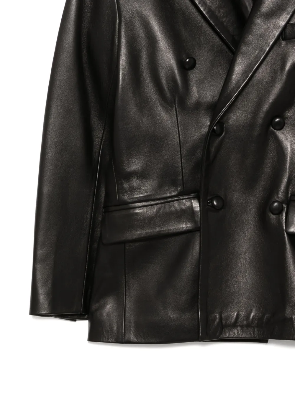 Ernest W Baker Ernest W Leather Jacket In Black