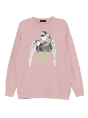 Doublet Farmes Magazine Cover Printed Hoodie | White | FARFETCH