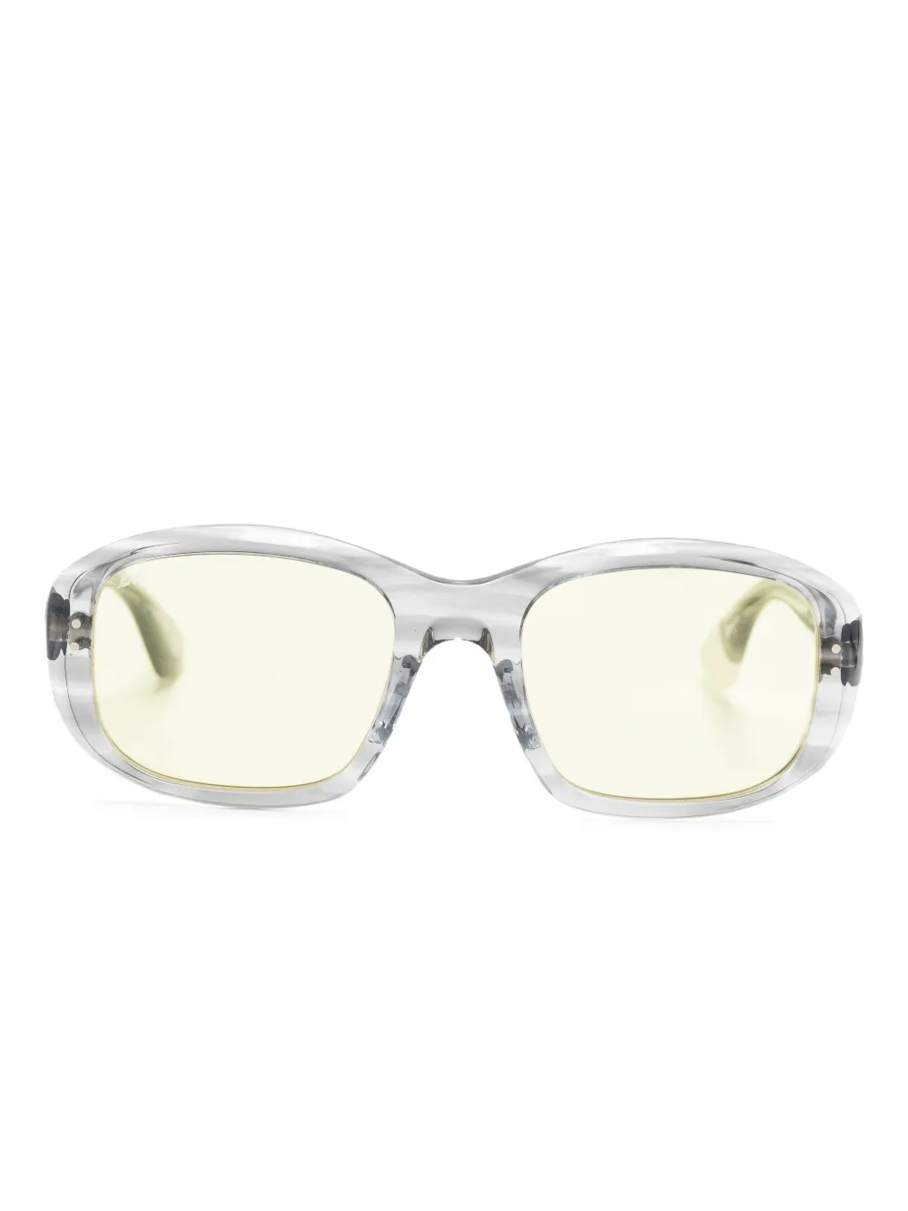 MASU lentes de sol Oval Shape en colaboración con Blanc | gris | Image 1