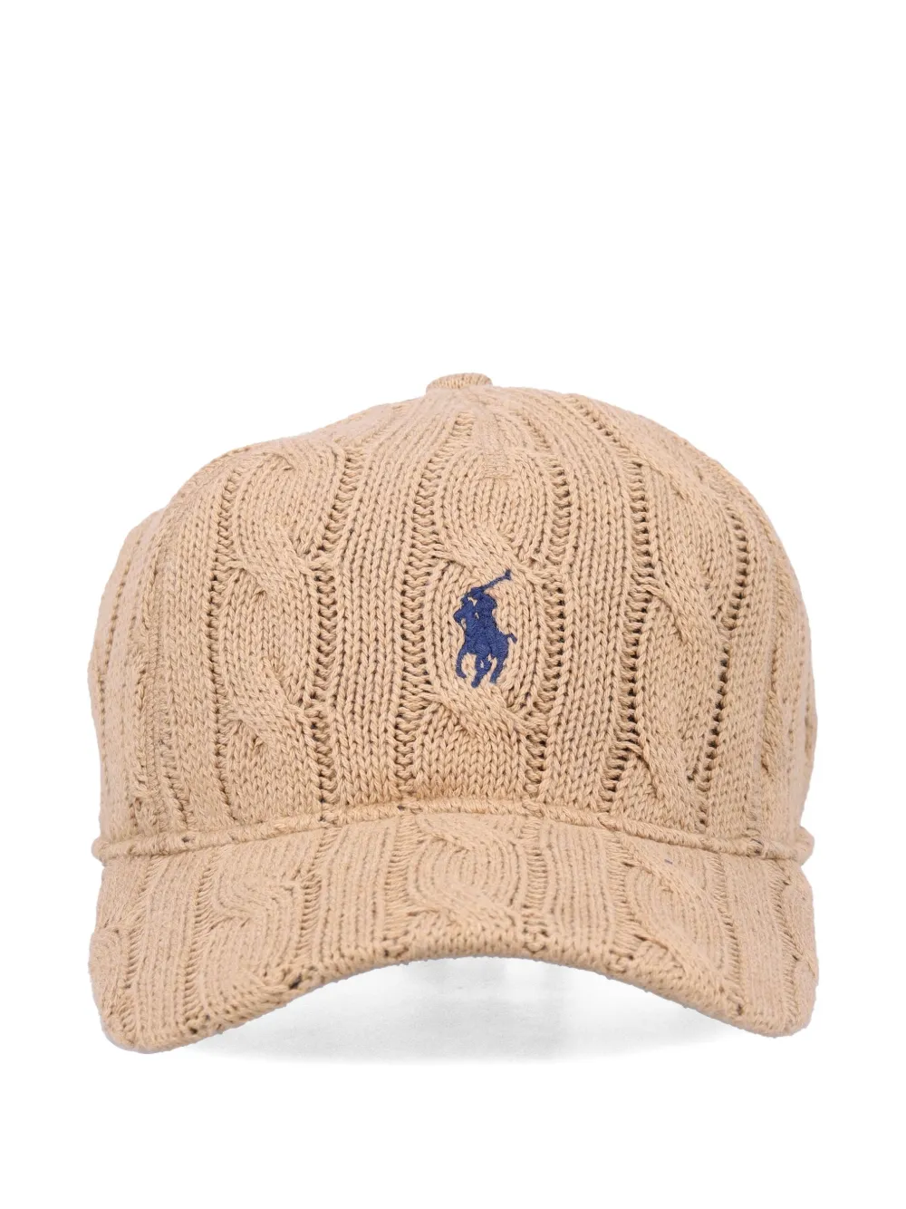 Polo Ralph Lauren Cable-knit Baseball Cap In Multi