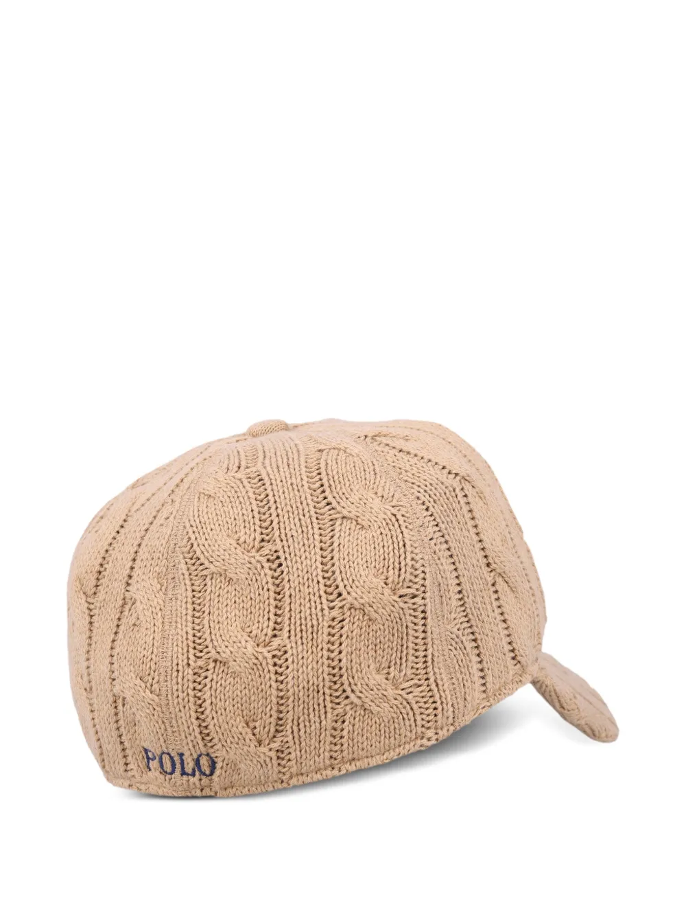 Polo Ralph Lauren Kabelgebreide honkbalpet - Beige