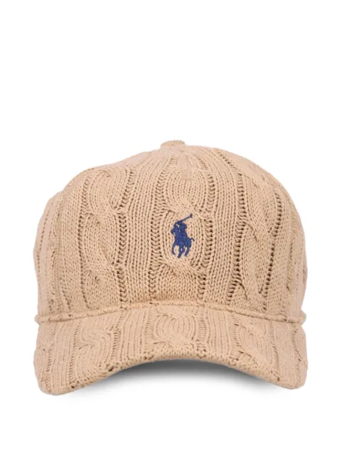 Polo Ralph Lauren cable-knit baseball cap