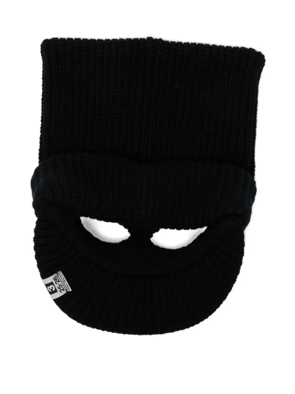 Maison MIHARA YASUHIRO Masked Cat cap - Zwart