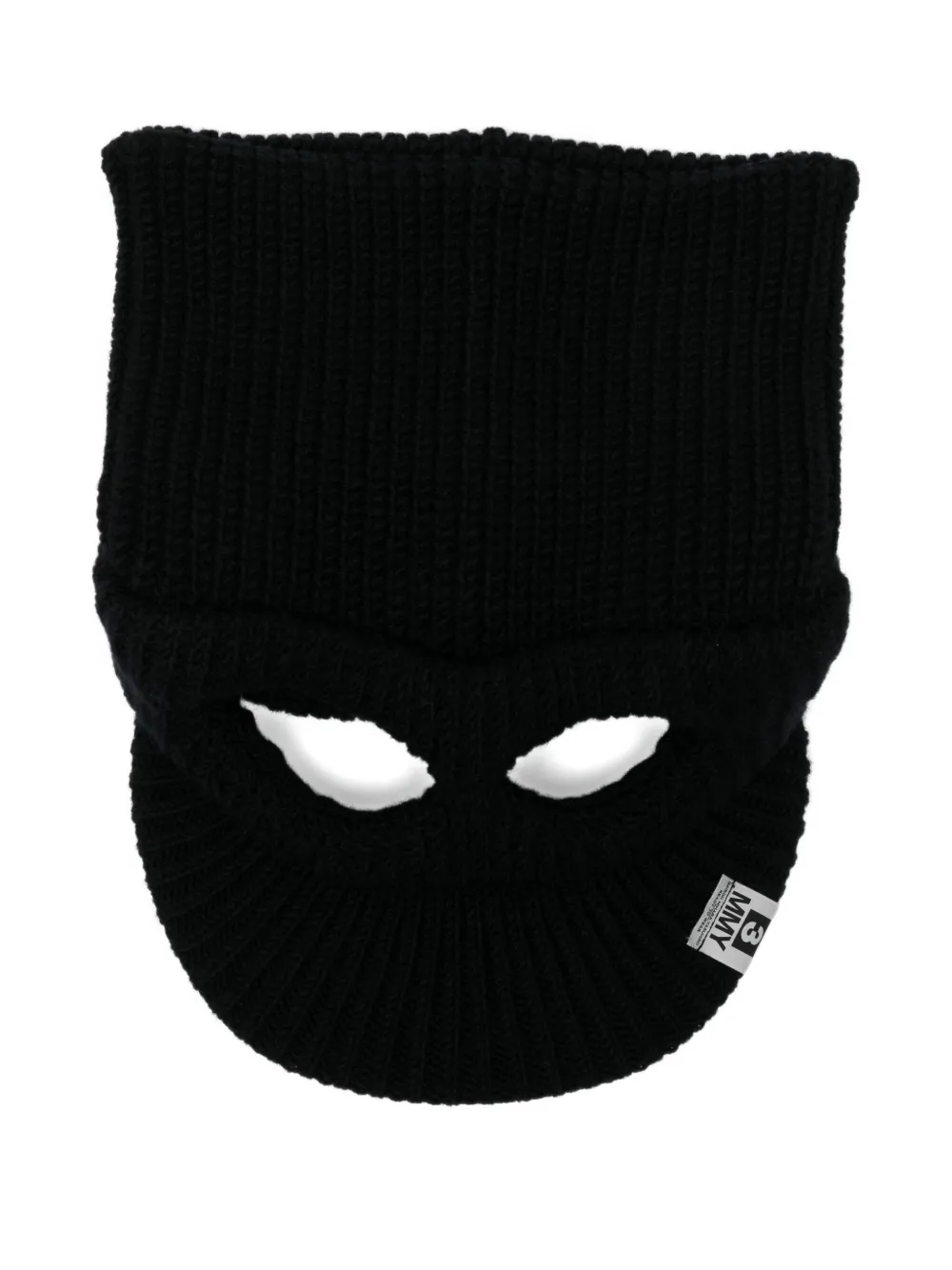 Miharayasuhiro Masked Cat Cap In Black