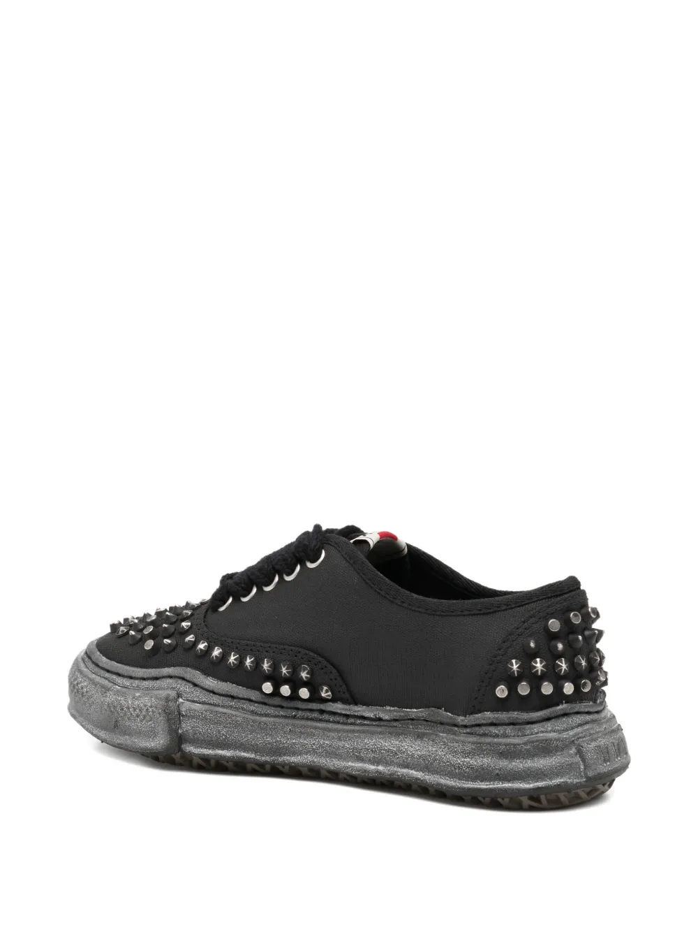 Miharayasuhiro Stud Low-top Trainers In Black