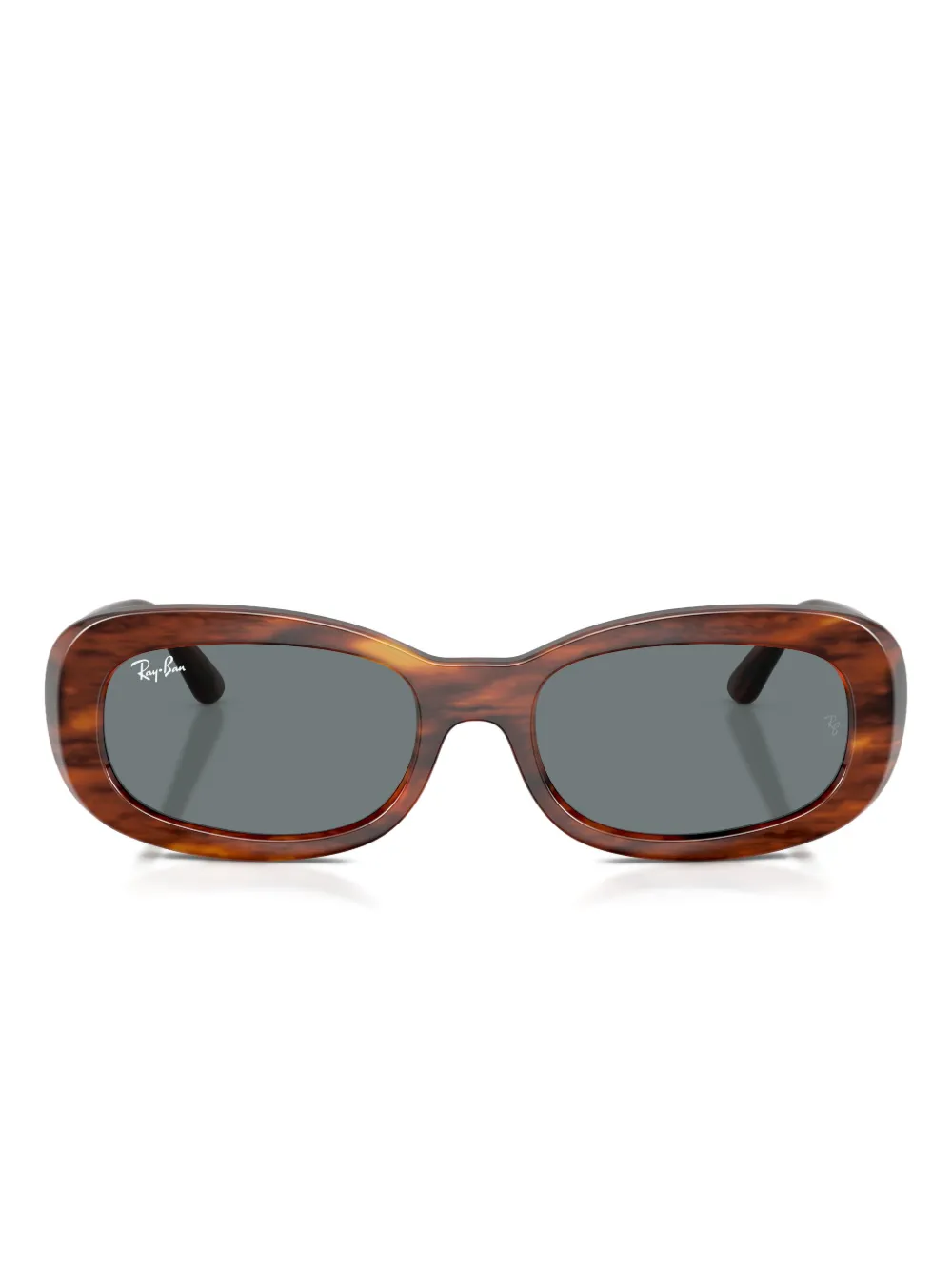 Ray-Ban オーバルフレーム サングラス - ブラウン Ray-Ban オーバルフレーム サングラス - ブラウン