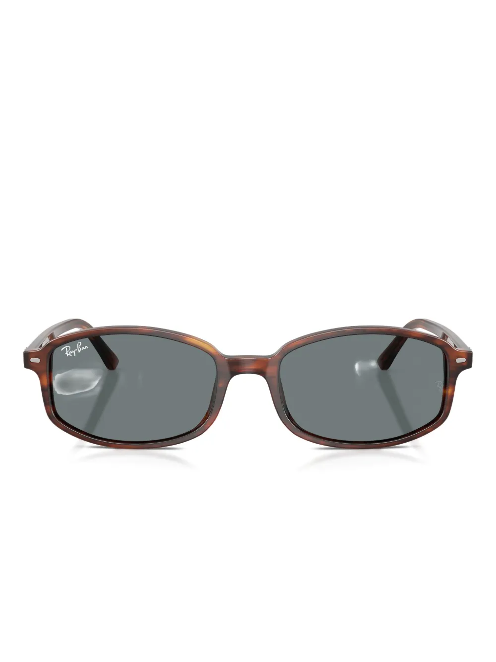 Ray-Ban Sam rectangle-frame sunglasses - Marrone