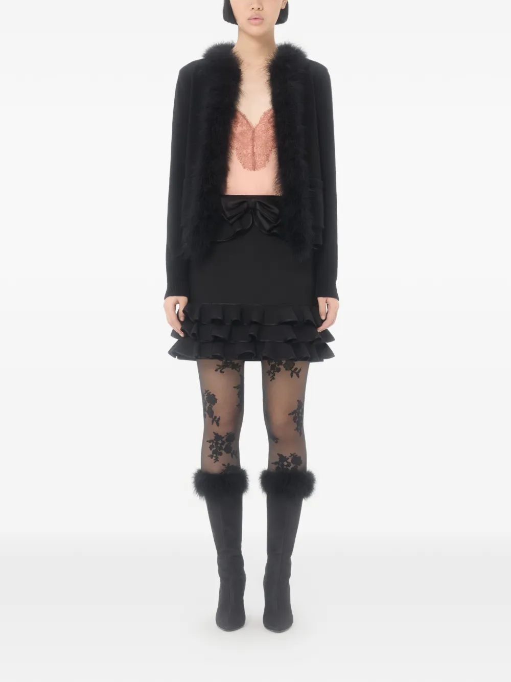 Valentino Garavani Wollen vest Zwart