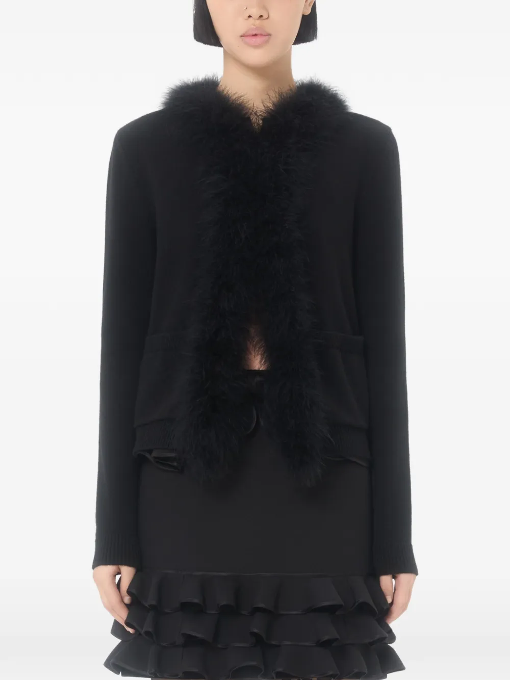 Valentino Garavani Wollen vest Zwart