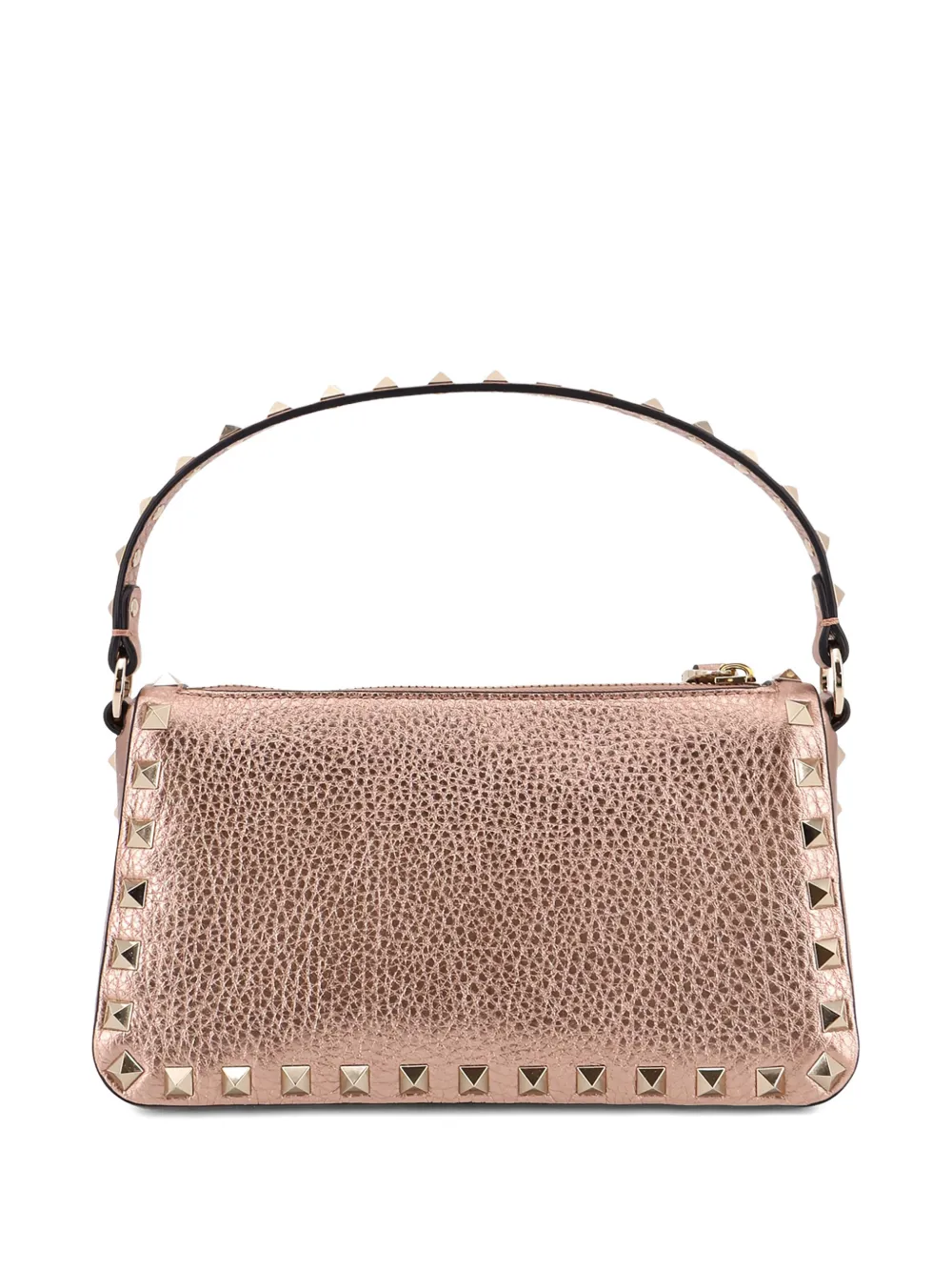 Valentino Garavani Rockstud kleine leren crossbodytas Roze