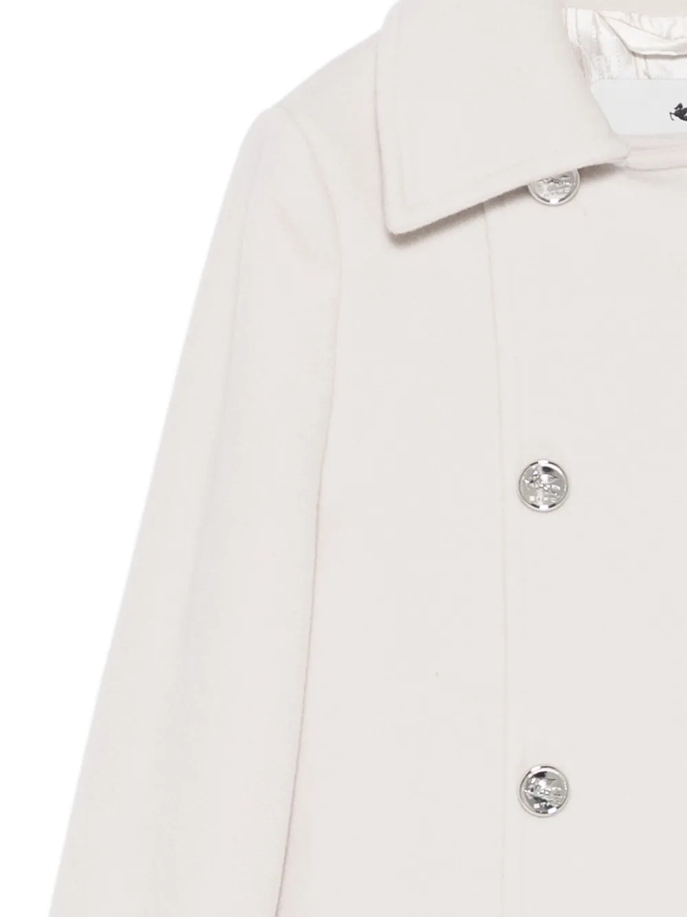 ETRO KIDS Jas met dubbele rij knopen Beige