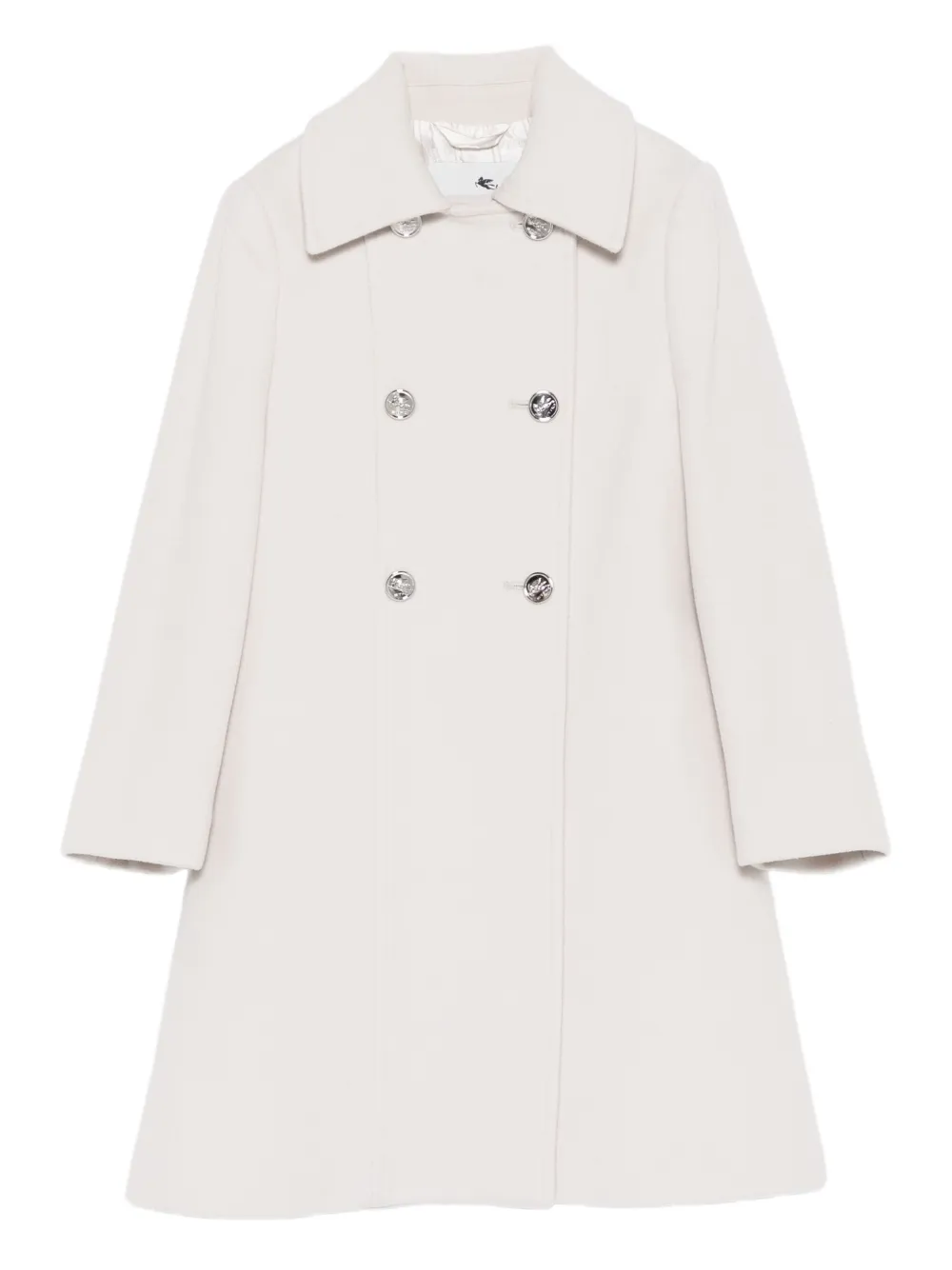 ETRO KIDS double-breasted coat - Nude