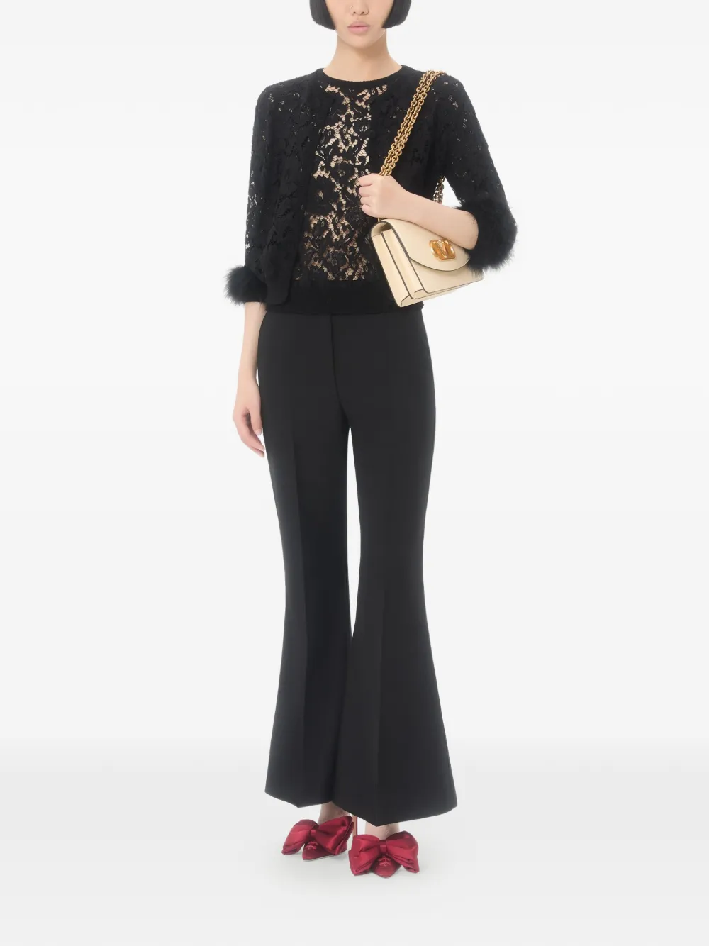 Valentino Garavani Wollen vest Zwart