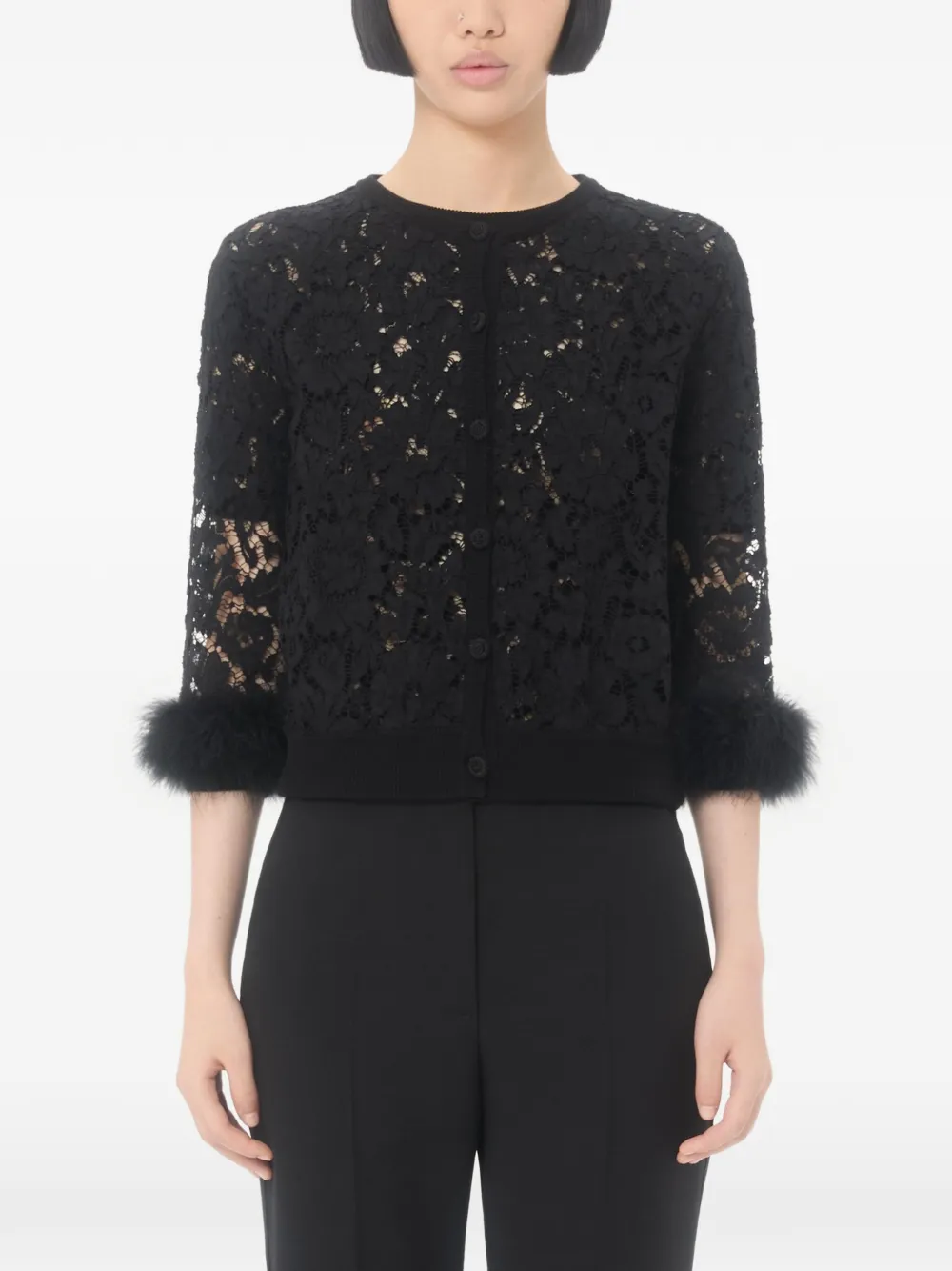 Valentino Garavani Wollen vest Zwart