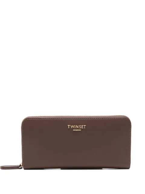 TWINSET logo-appliqué wallet