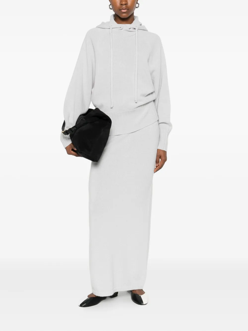 Twinset Hooded Sweater In White