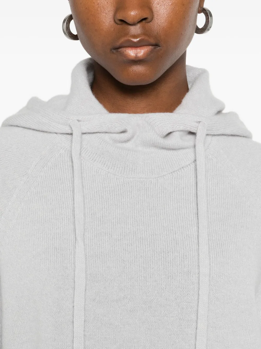 Twinset Hooded Sweater In White