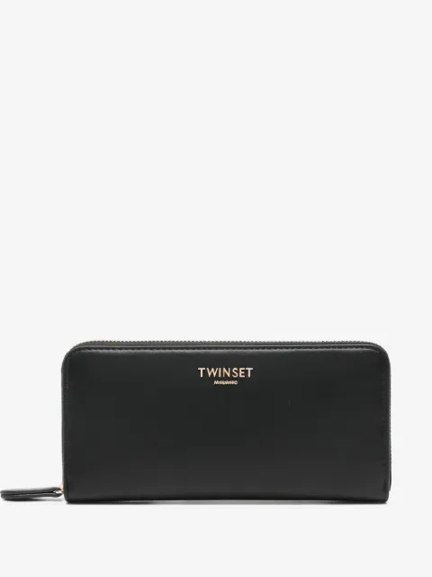TWINSET logo-appliqué wallet
