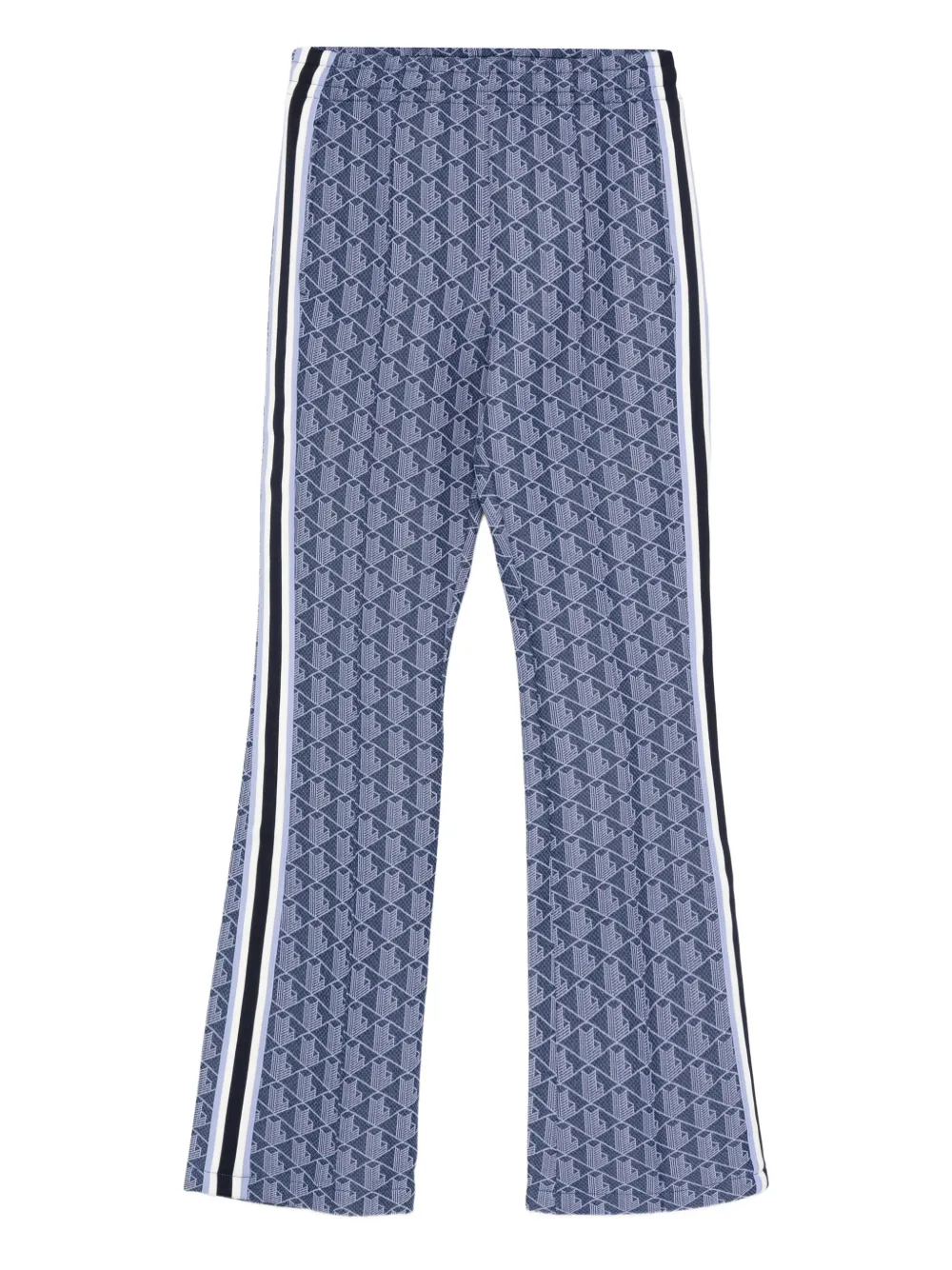 Lacoste geometric print stripe trousers | Blue | Image 1