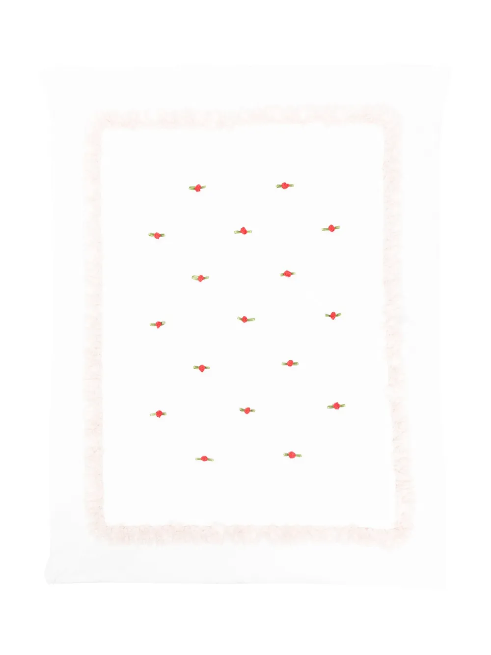 Monnalisa lace-trim blanket | White | Image 1