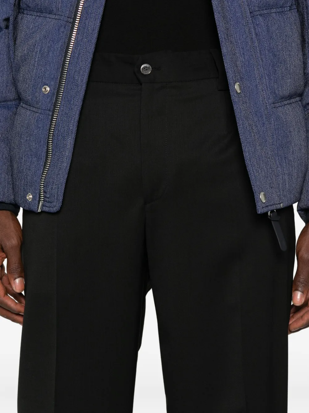 Briglia 1949 Straight plooibroek Zwart