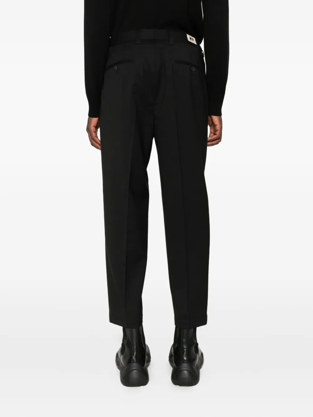 Briglia 1949 Straight plooibroek Zwart