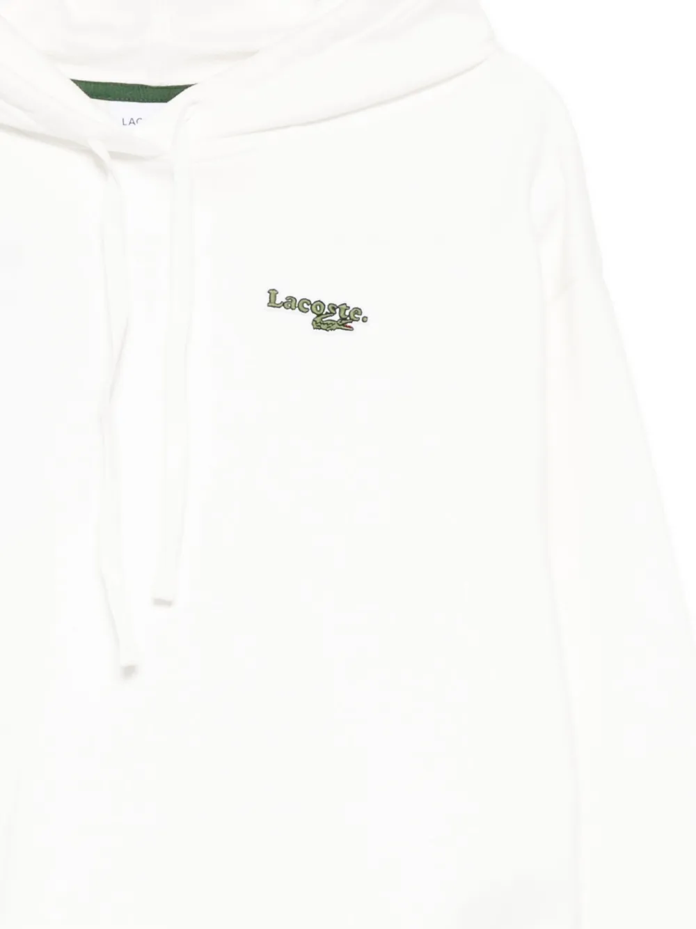 Lacoste Trui met capuchon Wit