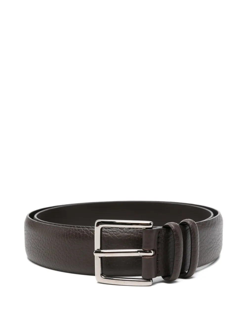 Orciani pebble-grain leather belt | Brown | Image 1
