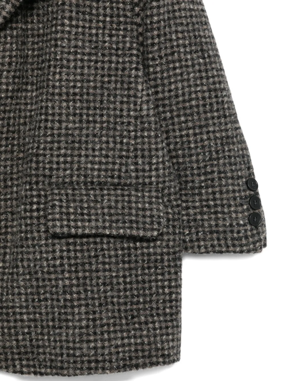 Douuod Kids Blazer met pied-de-poule print Grijs