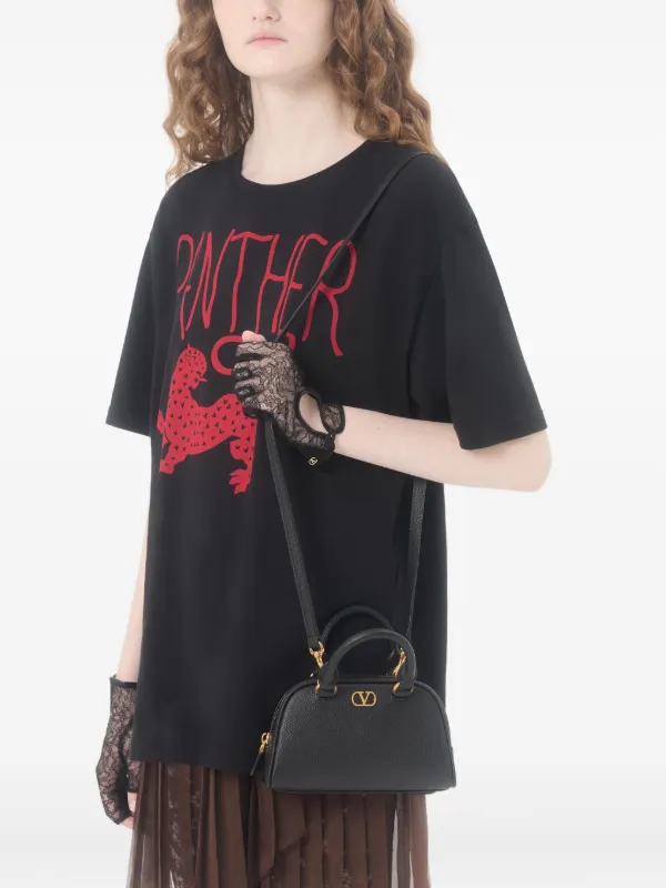 Valentino Garavani VLogo Signature Grained Leather Tote Bag