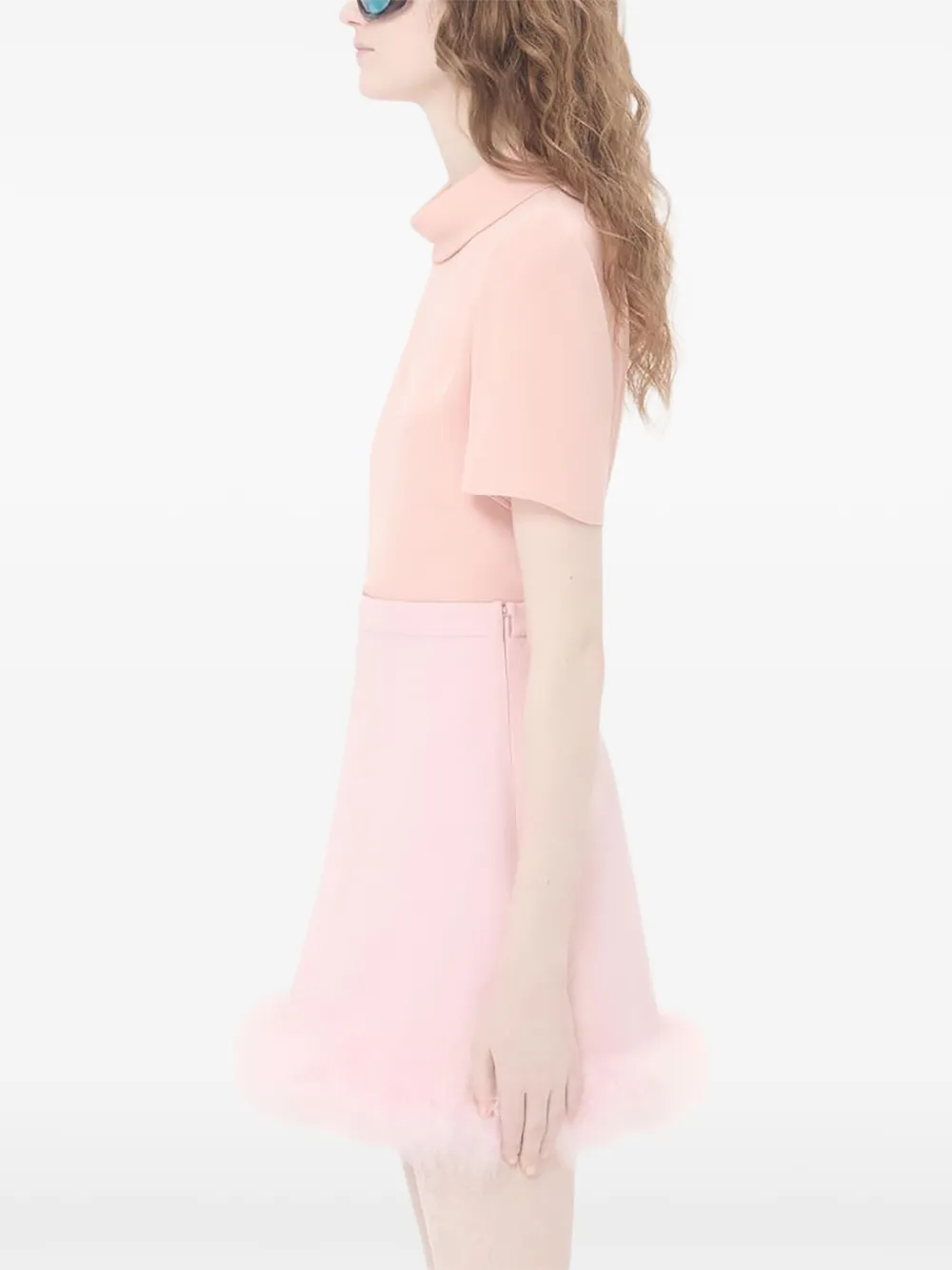 Valentino Garavani Georgette top Roze