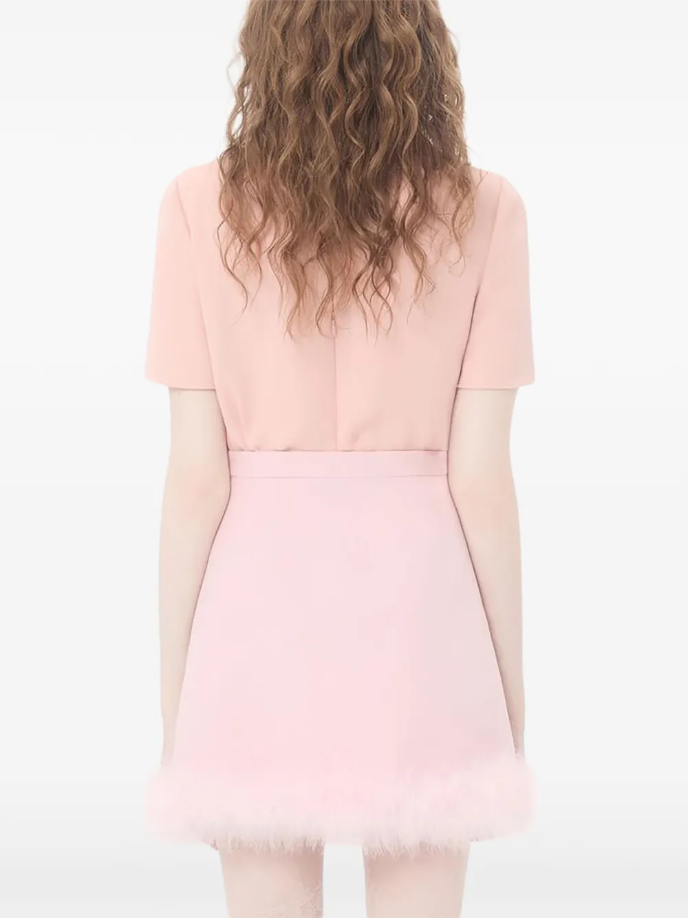 Valentino Garavani Georgette top Roze