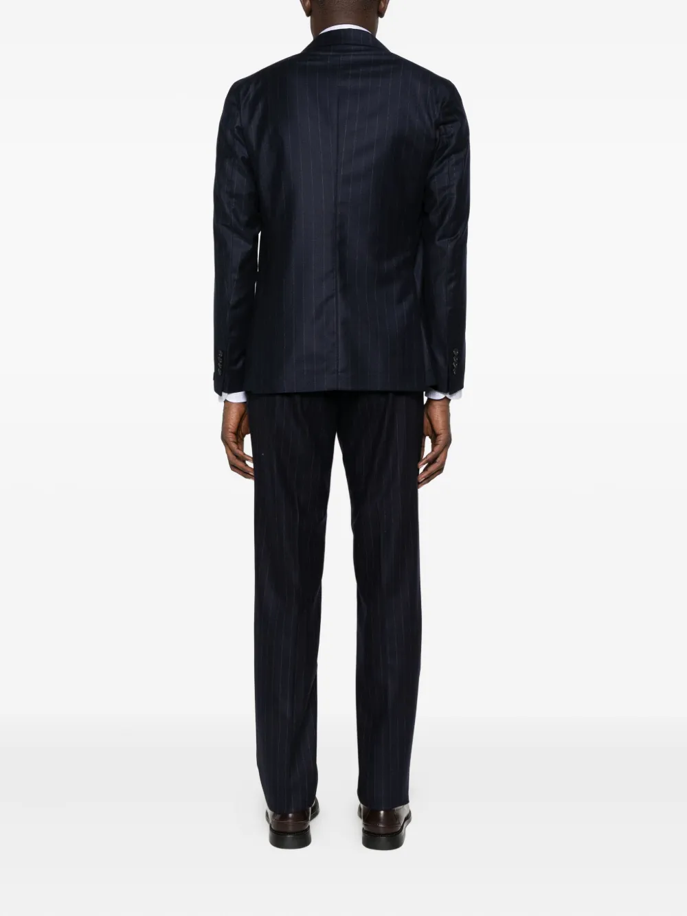 Tagliatore Blazer met krijtstreep Blauw