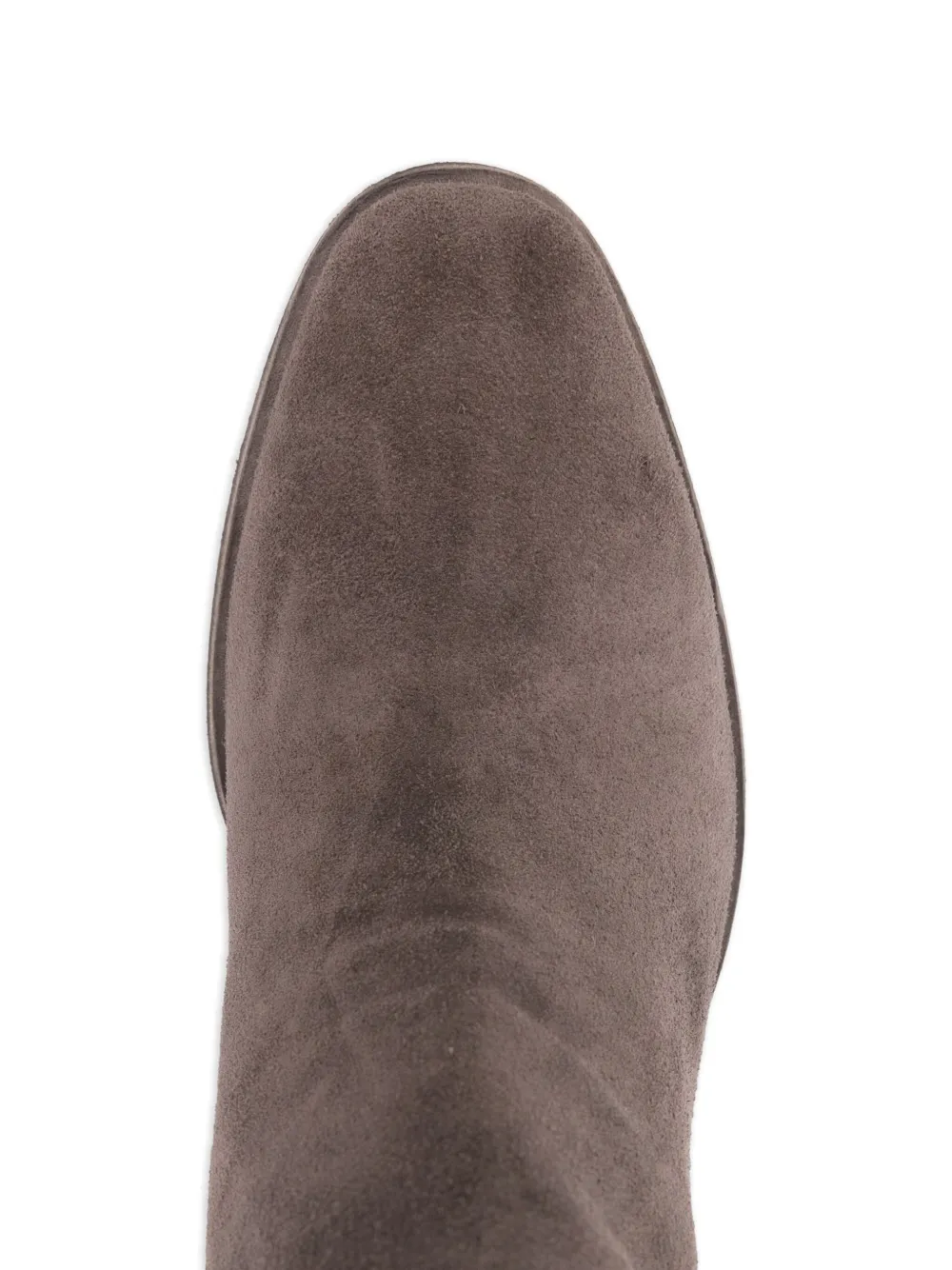 Officine Creative Sydne 008 suède enkellaarzen Bruin