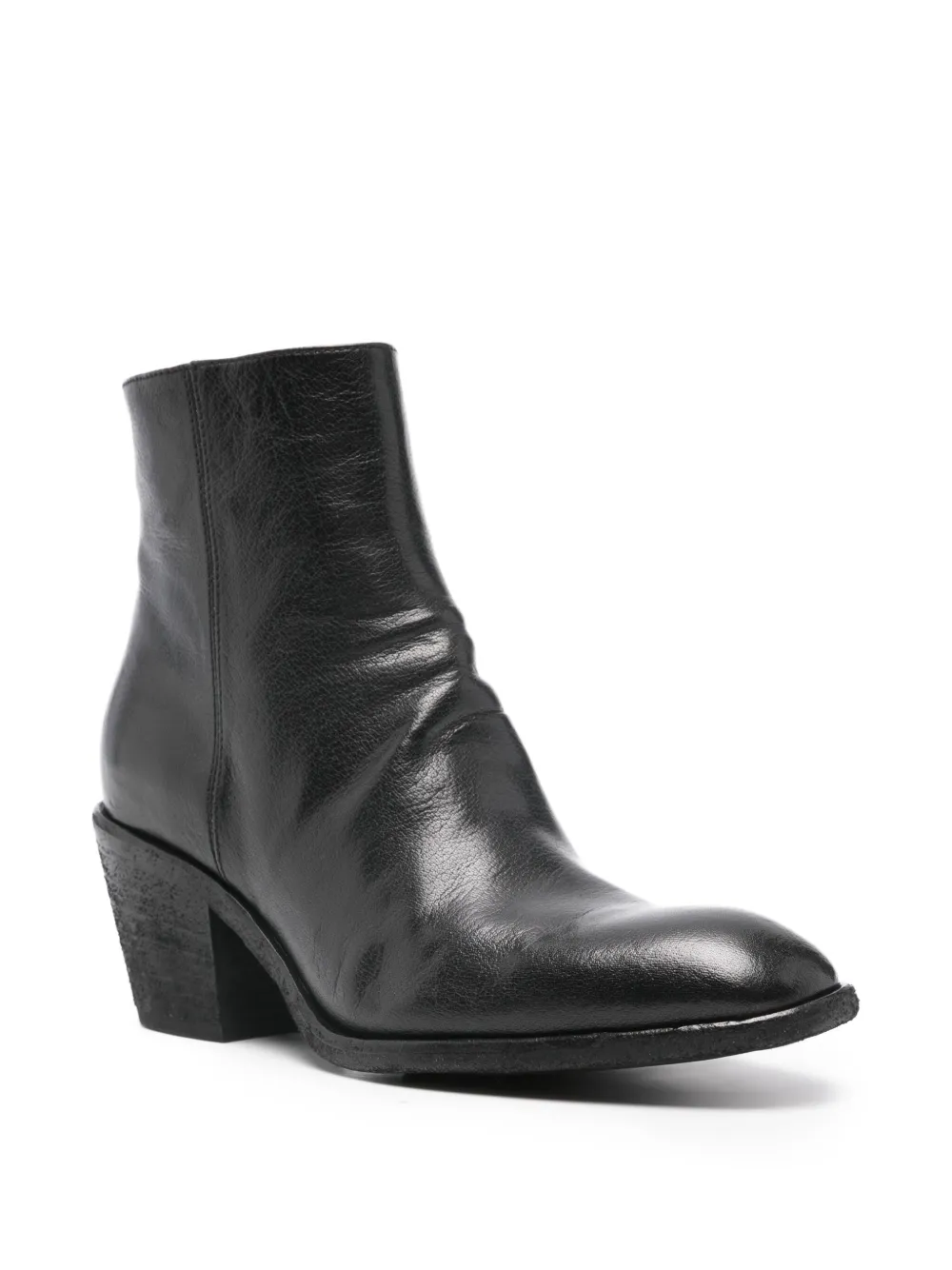 Officine Creative Sydne 008 enkellaarzen Zwart