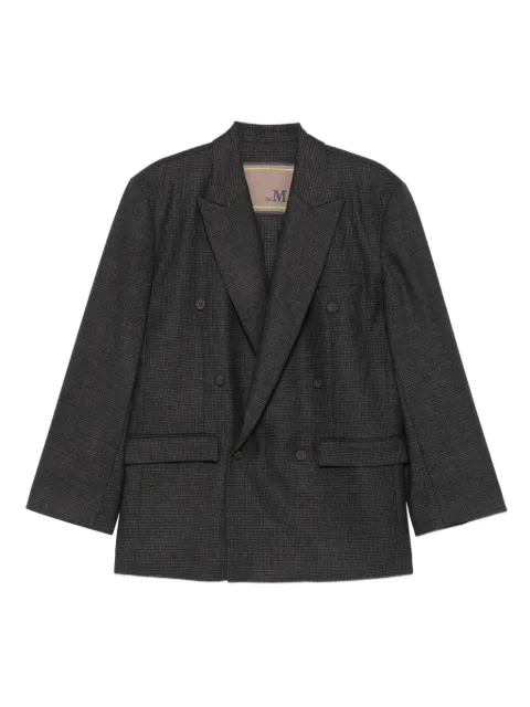 THE M double-breasted fitted jacket