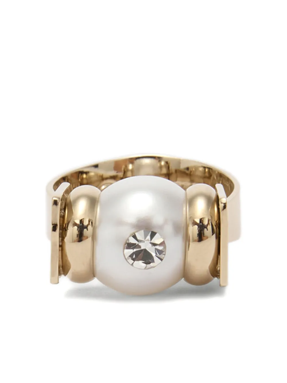 Genny Faux-pearl Ring In Gold