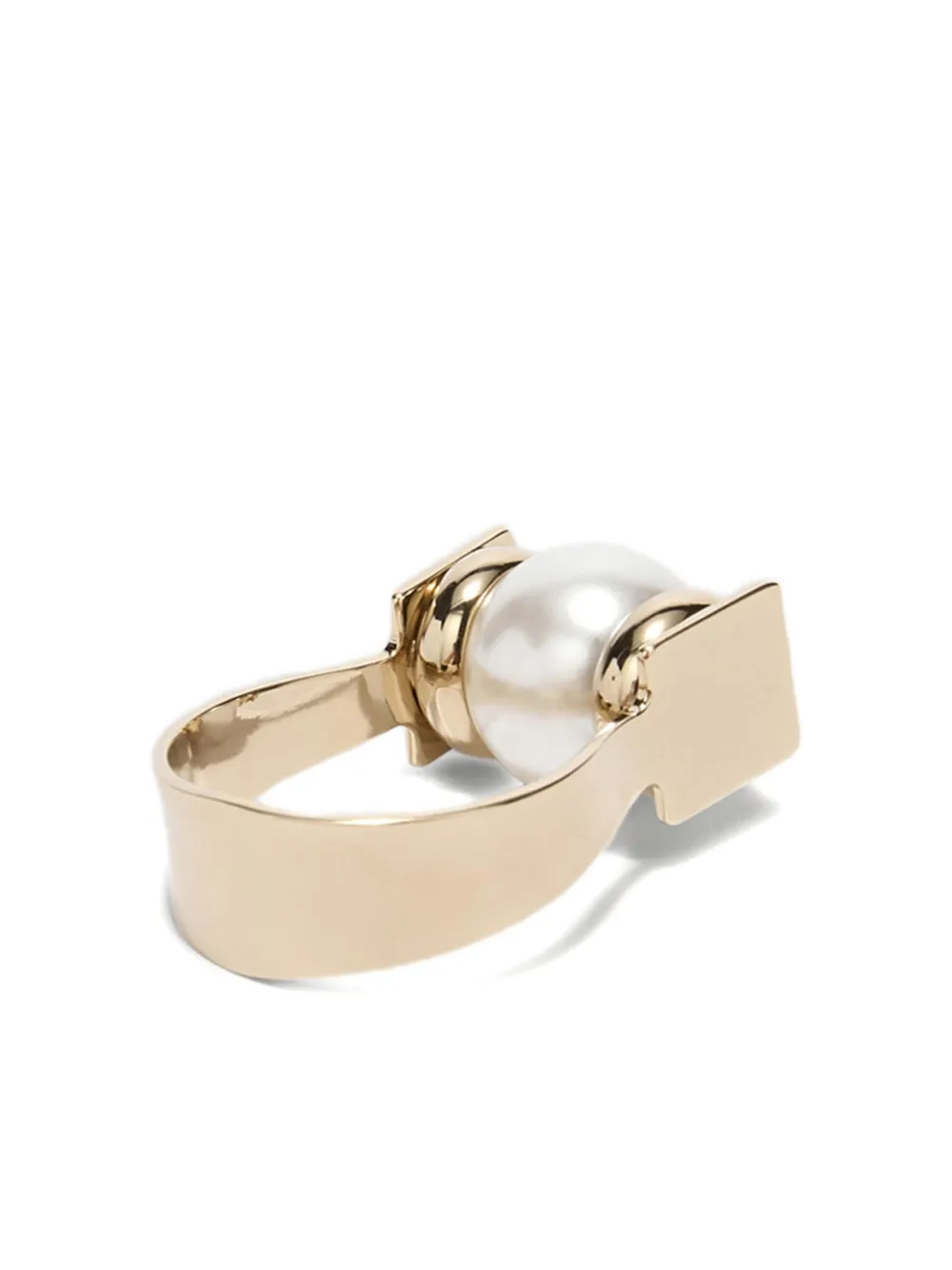 Genny Faux-pearl Ring In Gold