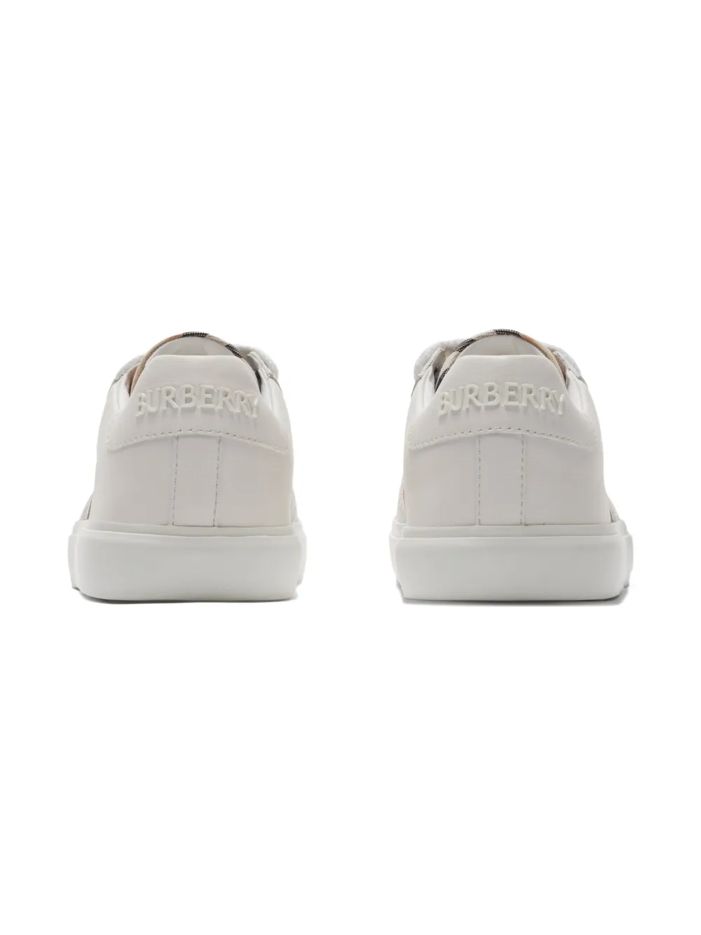 Burberry Kids Geruite sneakers Beige