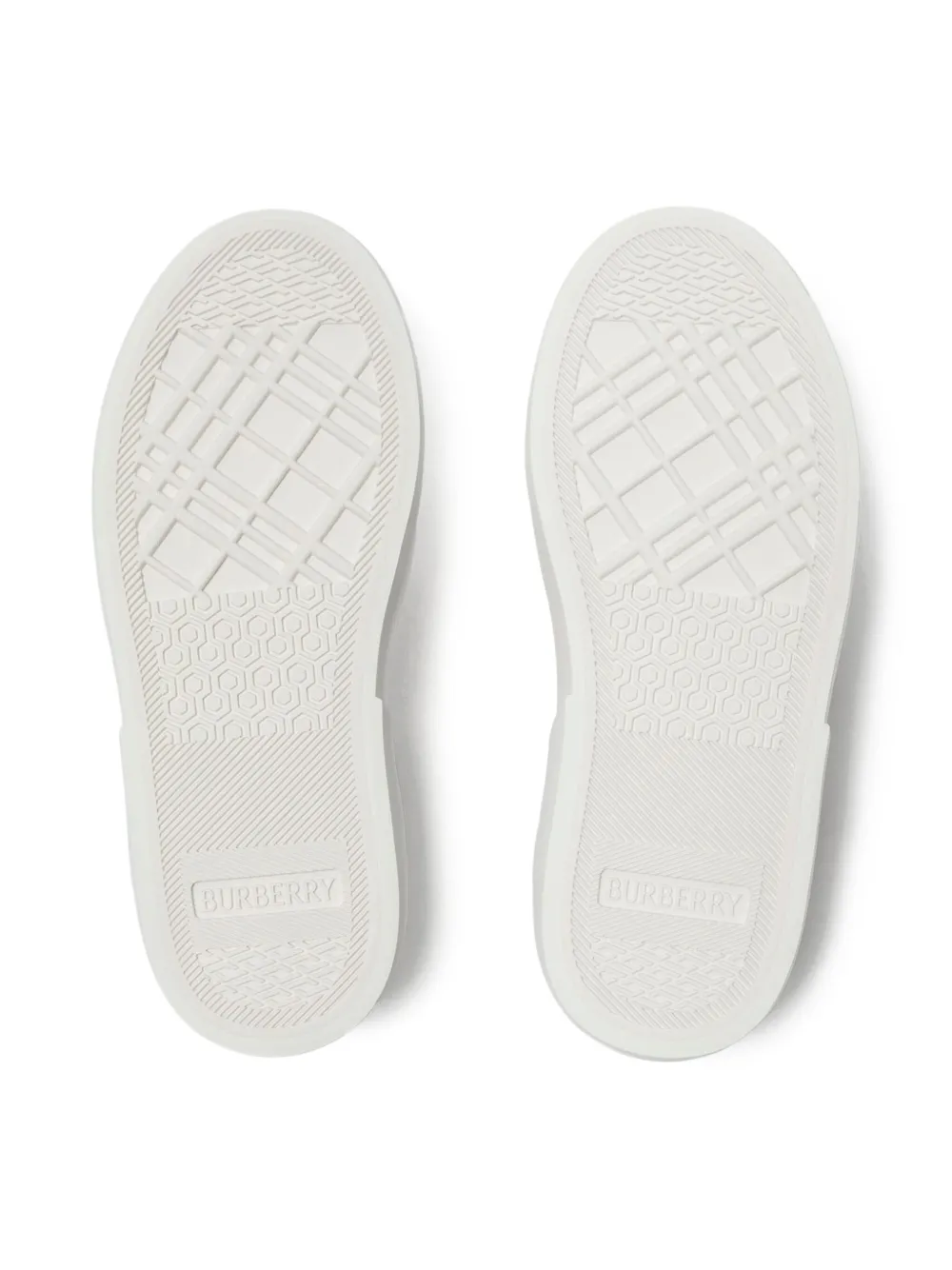 Burberry Kids Geruite sneakers Beige