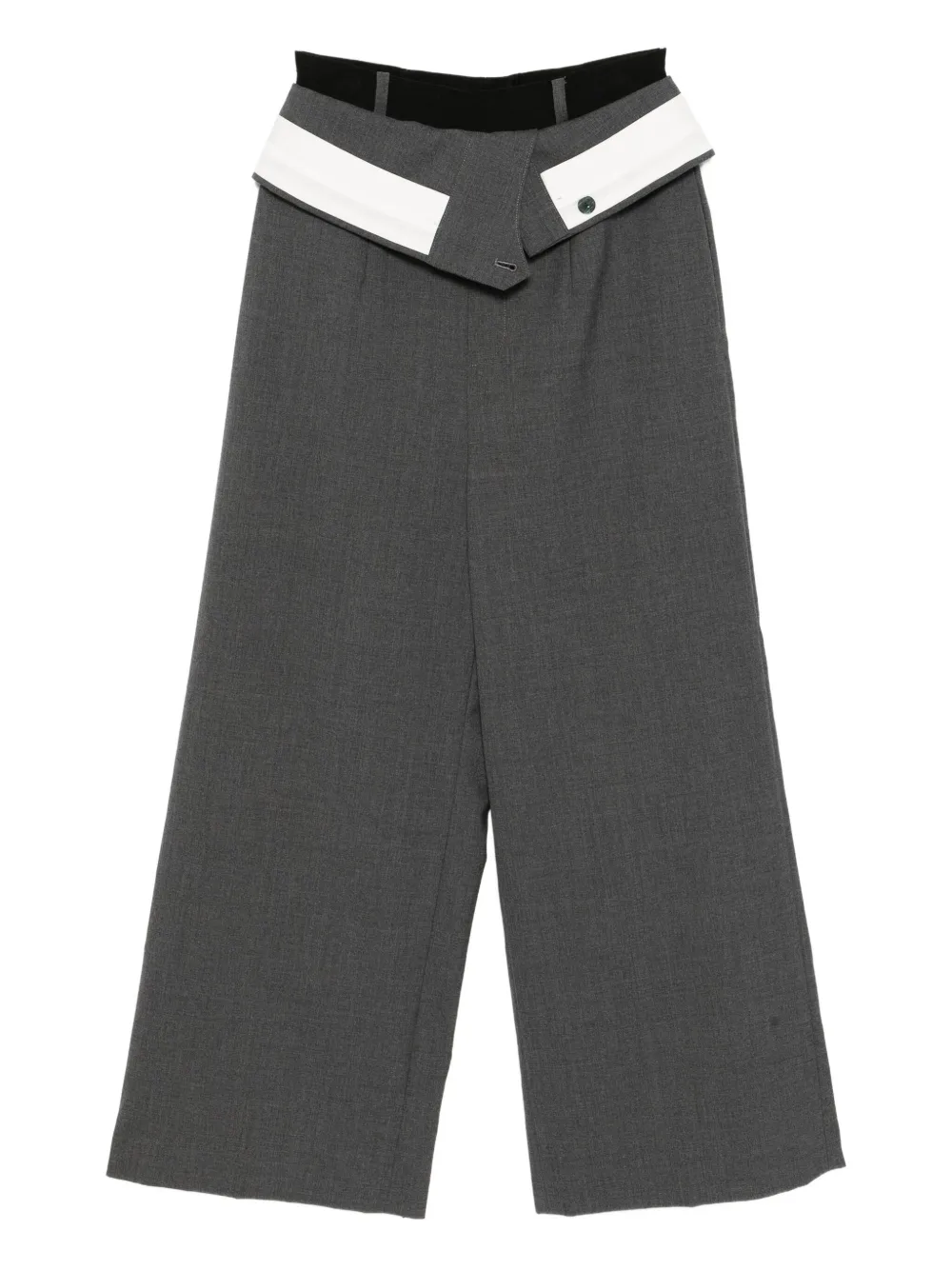 Enföld pleated wrap trousers | Grey | Image 1