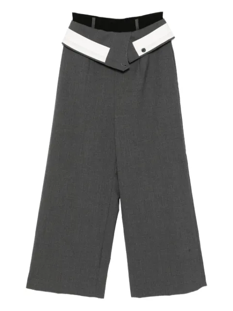 Enföld pleated wrap trousers