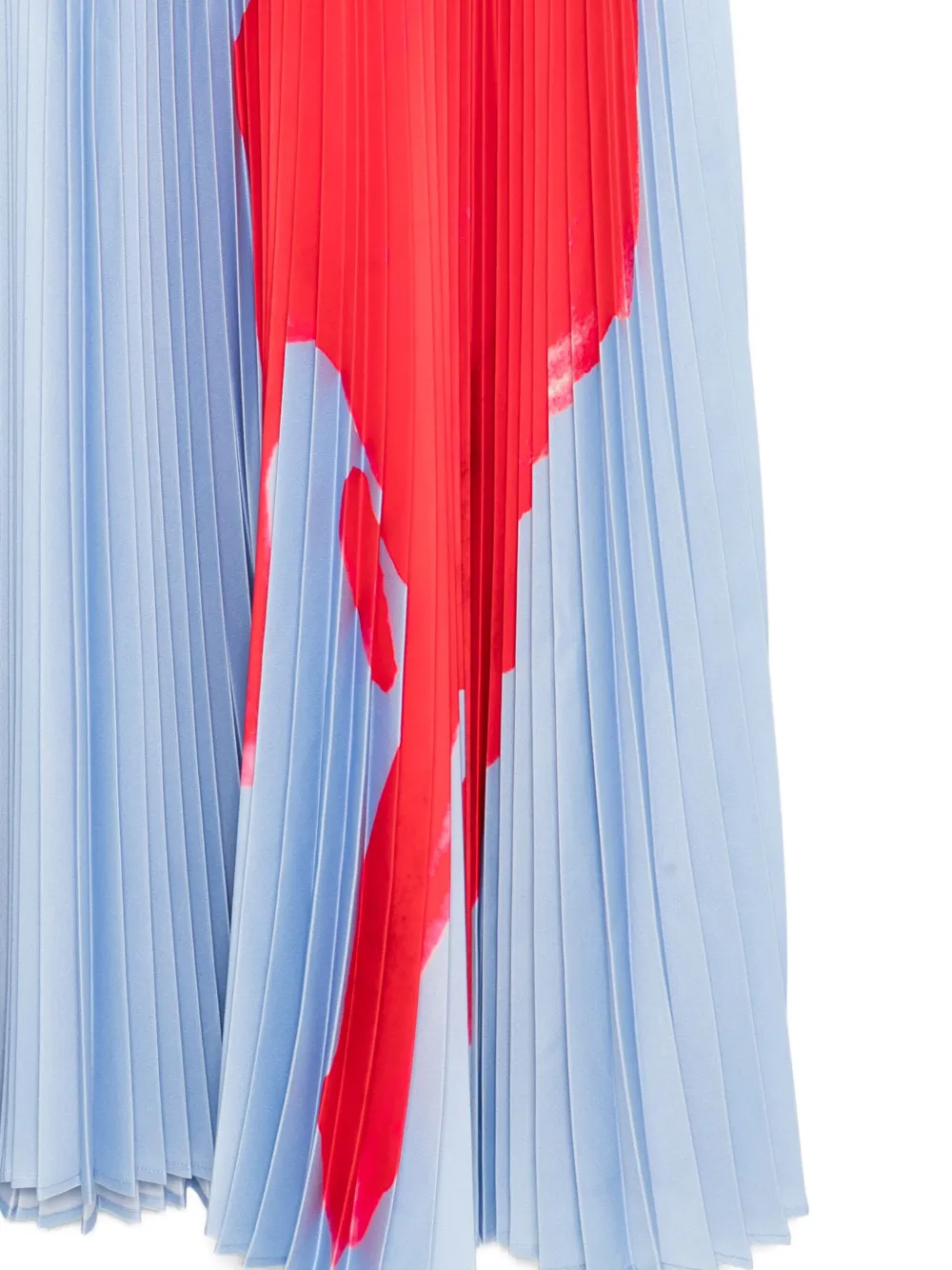 Enföld Plooirok met print Blauw