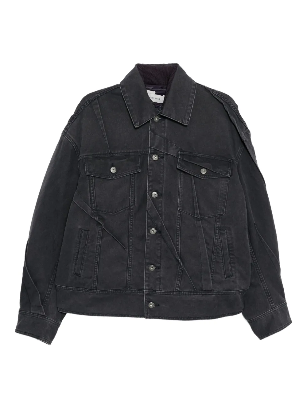 Feng Chen Wang quilted pocket jacket | Purple | Image 1