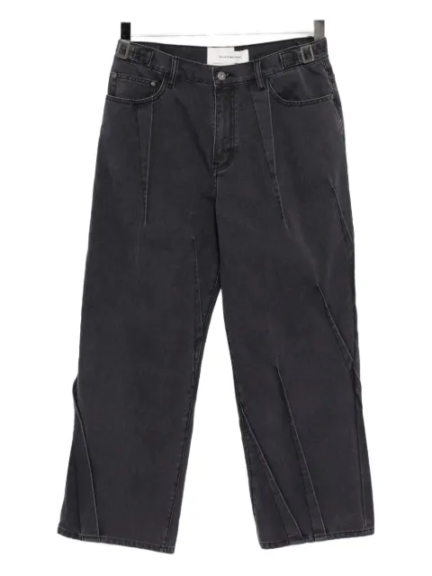 Feng Chen Wang belt-detail jeans