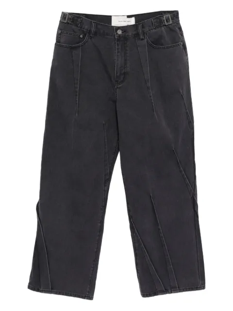 Feng Chen Wang belt-detail jeans