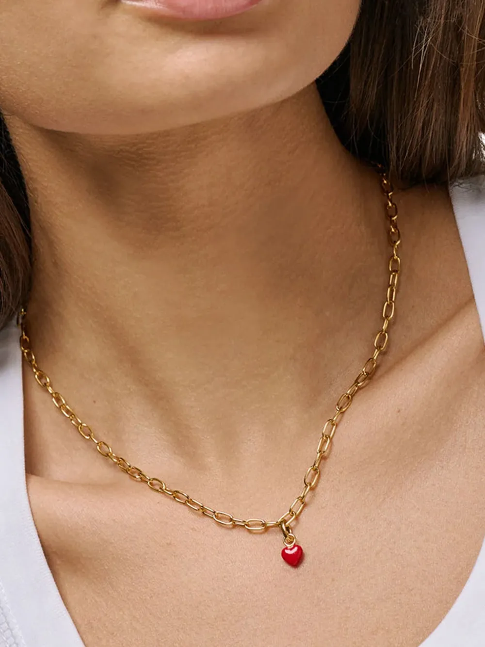 Enamel Copenhagen Amore Charm In Gold